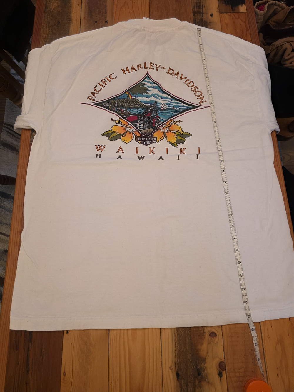 Harley-Davidson White Waikiki Graphic Tee